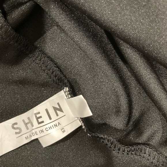 Shein GOOD VIBES black short sleeve dress M - Picture 11 of 12